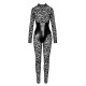 Комбінезон Noir Handmade F299 Enigma lace catsuit with underbust bodice - S