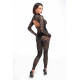 Комбінезон Noir Handmade F299 Enigma lace catsuit with underbust bodice - L