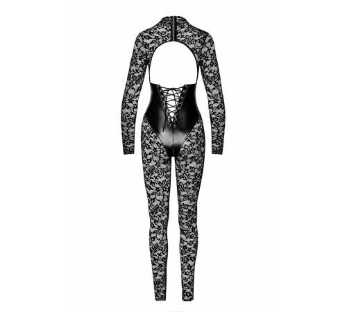 Комбінезон Noir Handmade F299 Enigma lace catsuit with underbust bodice - L