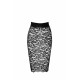 Спідниця Noir Handmade F302 Ambivalence lace up midi skirt - L