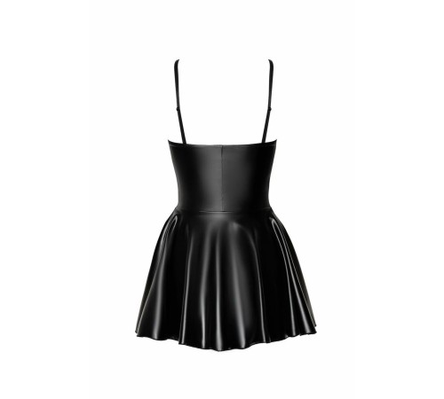 Сукня Noir Handmade F308 Dreamer wetlook corset mini dress with front zipper - S