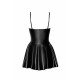 Сукня Noir Handmade F308 Dreamer wetlook corset mini dress with front zipper - S