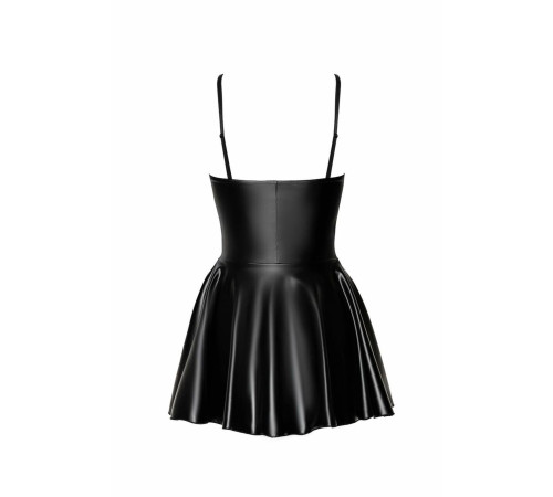 Сукня Noir Handmade F308 Dreamer wetlook corset mini dress with front zipper - L