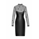 Сукня Noir Handmade F310 Sublime wetlook and flocked mesh midi dress - L