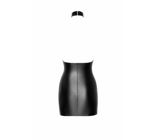 Сукня Noir Handmade F311 Eros mini halter dress of flocked mesh and wetlook - S