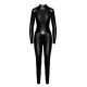 Комбінезон Noir Handmade F319 Caged wetlook catsuit with zippers and ring - S