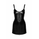 Сукня Noir Handmade F320 Starlet wetlook minidress with ring belt - S