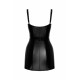 Сукня Noir Handmade F320 Starlet wetlook minidress with ring belt - S