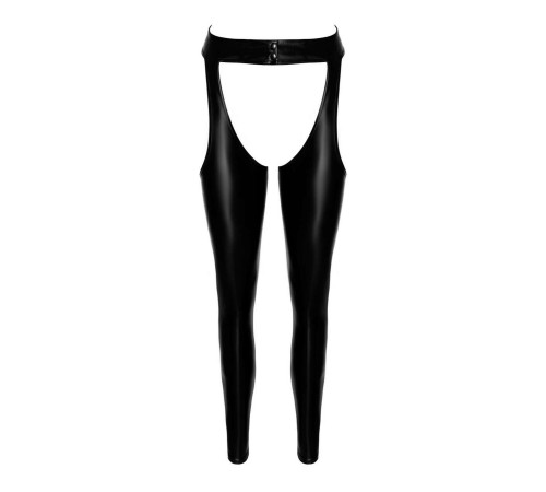 Легінси з відкритими стегнами Noir Handmade F323 Rebel wetlook chaps - S