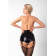 Шортики Noir Handmade F325 Glam suspender wetlook and vinyl shorts - L