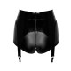 Шортики Noir Handmade F325 Glam suspender wetlook and vinyl shorts - XL