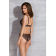 Комплект Passion AMBERLY SET black, L/XL, бралет і трусики бразиліана