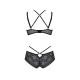 Комплект Passion DROSERA BIKINI black, L/XL, бюстгальтер і трусики-кюлоти