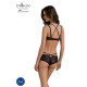 Комплект Passion DROSERA BIKINI black, S/M, бюстгальтер і трусики-кюлоти