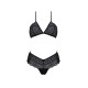 Комплект Passion KERRIA BIKINI black, S/M, бралет і трусики-бікіні