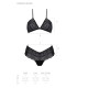 Комплект Passion KERRIA BIKINI black, S/M, бралет і трусики-бікіні