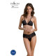 Комплект Passion KERRIA BIKINI black, S/M, бралет і трусики-бікіні