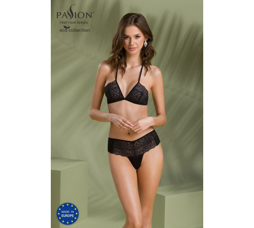 Комплект Passion KERRIA BIKINI black, S/M, бралет і трусики-бікіні