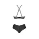 Комплект Passion KERRIA BIKINI black, S/M, бралет і трусики-бікіні