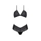 Комплект Passion KERRIA BIKINI black, XXL/XXXL, бралет і трусики-бікіні