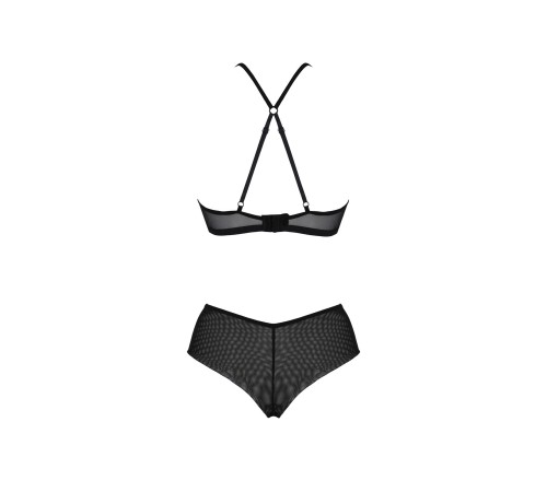 Комплект Passion KERRIA BIKINI black, XXL/XXXL, бралет і трусики-бікіні