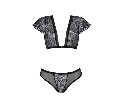 Комплект Passion LEAFA BIKINI black XXL/XXXL - ECO Passion