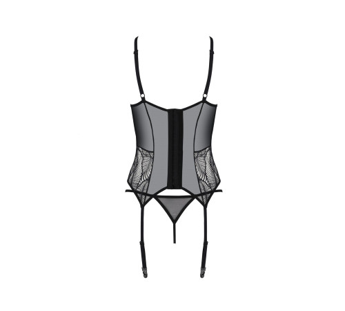 Корсет Passion LEAFA CORSET black L/XL - ECO Passion