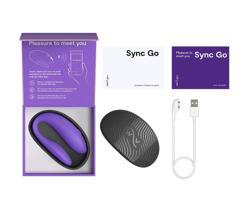 Смарт-вібратор для пар We-Vibe Sync GO Light Purple