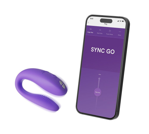 Смарт-вібратор для пар We-Vibe Sync GO Light Purple