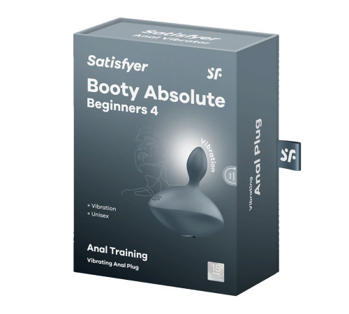 Анальна вібропробка Satisfyer Booty Absolute Beginners 4, для початківців, ввідна частина 3 см