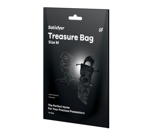 Мішечок для зберігання іграшок Satisfyer Treasure Bag M Black