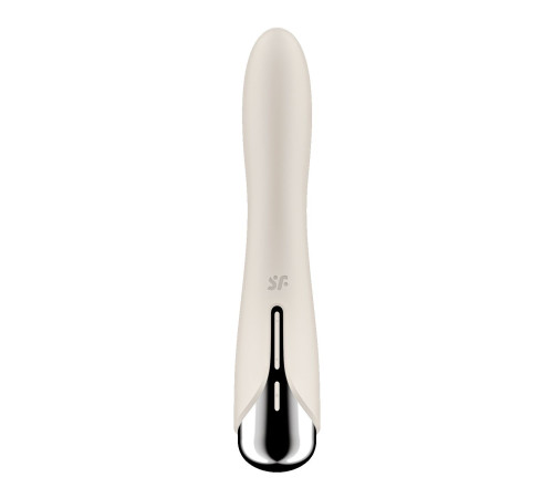 Вібратор точки G з обертанням Satisfyer Spinning Vibe 1 Beige, 2 мотори