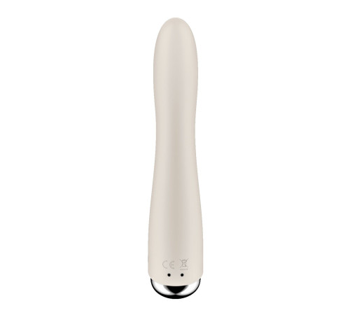 Вібратор точки G з обертанням Satisfyer Spinning Vibe 1 Beige, 2 мотори