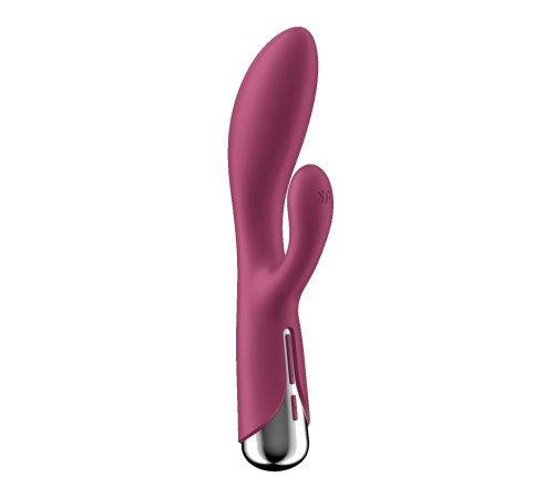 Вібратор-кролик з ротацією Satisfyer Spinning Rabbit 1 Red, 3 мотори