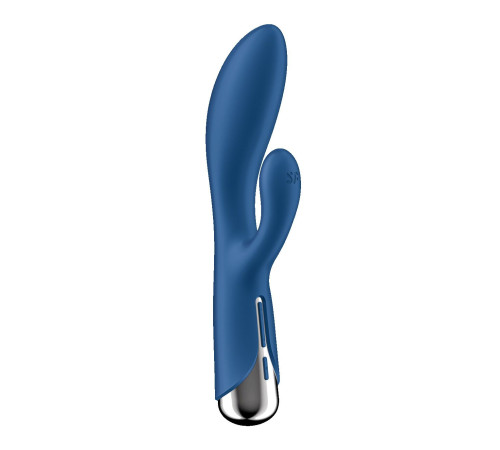 Вібратор-кролик з ротацією Satisfyer Spinning Rabbit 1 Blue, 3 мотори