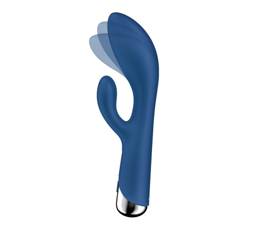 Вібратор-кролик з ротацією Satisfyer Spinning Rabbit 1 Blue, 3 мотори