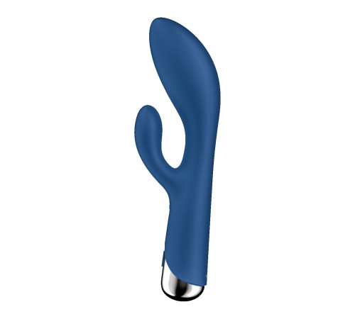 Вібратор-кролик з ротацією Satisfyer Spinning Rabbit 1 Blue, 3 мотори