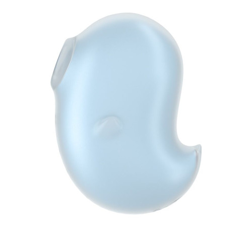 Вакуумний кліторальний стимулятор з вібрацією Satisfyer Cutie Ghost Blue