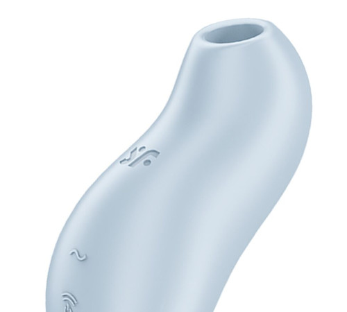 Вакуумний кліторальний стимулятор з вібрацією Satisfyer Pocket Pro 1 Blue