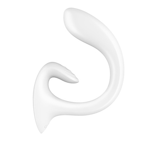 Вагінально-кліторальний вібратор Satisfyer G for Goddess 1 White, 2 мотори