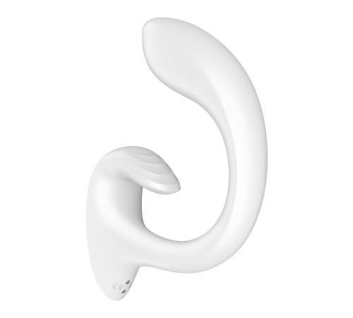 Вагінально-кліторальний вібратор Satisfyer G for Goddess 1 White, 2 мотори