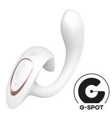 Вагінально-кліторальний вібратор Satisfyer G for Goddess 1 White, 2 мотори