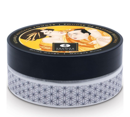 Смачна пудра для оральних пестощів Shunga Body Powder – Luscious Mango (75 гр)