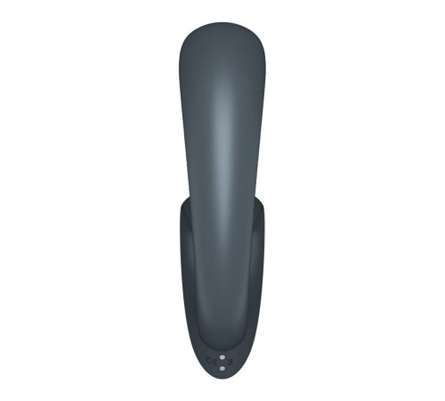 Вагінально-кліторальний вібратор Satisfyer G for Goddess 1 Dark Grey, 2 мотори