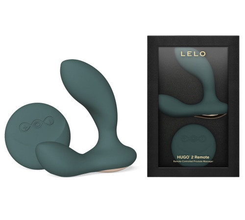 Масажер простати LELO Hugo 2 Remote Green