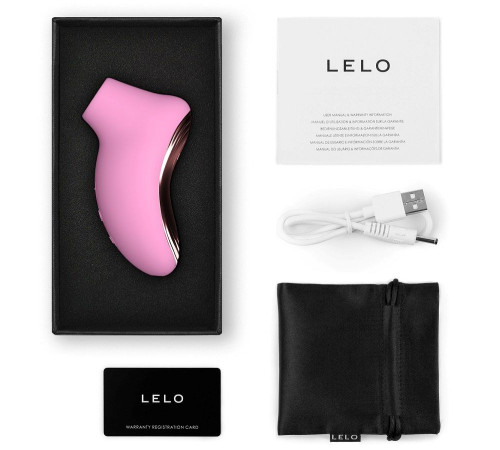 Звуковий стимулятор клітора LELO SONA 2 Travel Pink