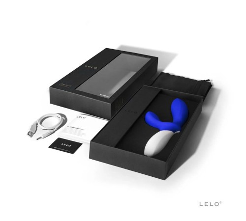 Масажер простати LELO Loki Wave Federal Blue, 2 мотори, манливий рух + стимуляція промежини