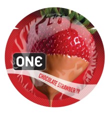 Презерватив ONE FlavorWaves 1 шт зі смаком Chocolate Strawberry