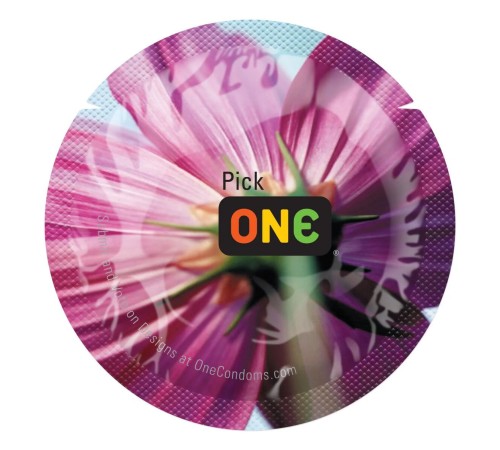 Презерватив ONE Color Sensations - Pick ONE (Purple) 1 шт