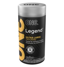 Презервативи ONE Legend Extra Large 12 шт, подарункова упаковка тюб